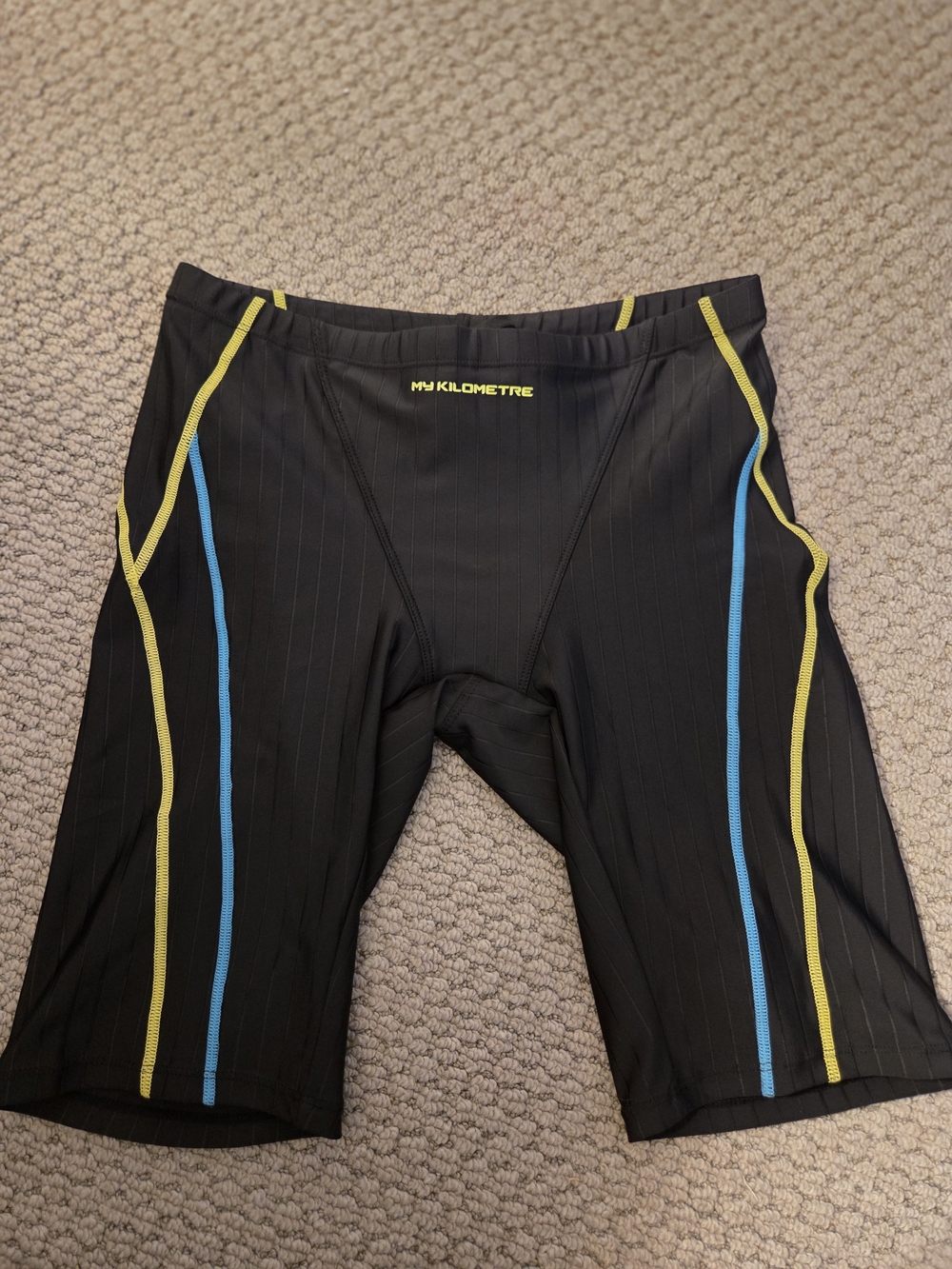 My Kilometre Men's Compression Shorts Black Size L
